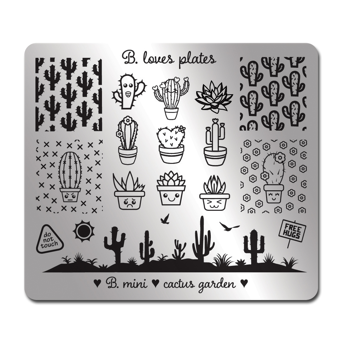 B-loves-plates-B-mini-cactus-garden-plytki-do-stempli-stamping-square