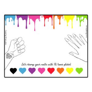 OUTLET - Rainbow Stamping Mat